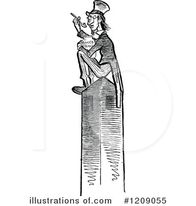 Royalty-Free (RF) Man Clipart Illustration by Prawny Vintage - Stock Sample #1209055