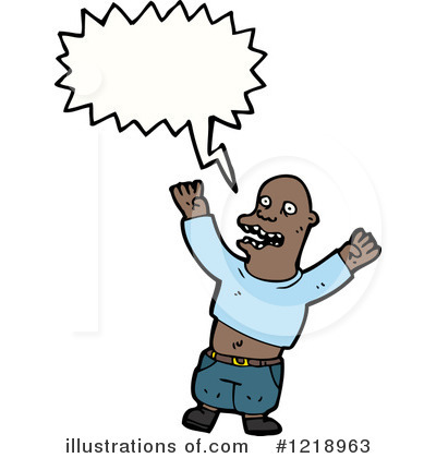 Bald Man Clipart #1218963 by lineartestpilot