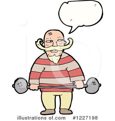 Barbell Clipart #1227198 by lineartestpilot