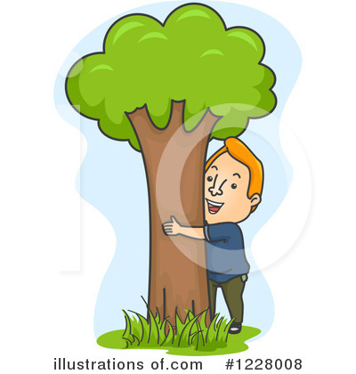 Tree Hugger Clipart #1228008 by BNP Design Studio