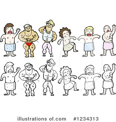 Royalty-Free (RF) Man Clipart Illustration by lineartestpilot - Stock Sample #1234313