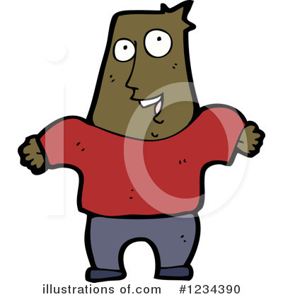 Royalty-Free (RF) Man Clipart Illustration by lineartestpilot - Stock Sample #1234390