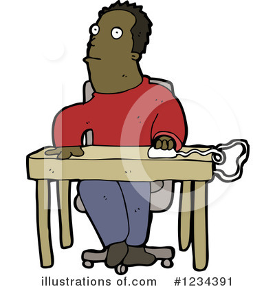Royalty-Free (RF) Man Clipart Illustration by lineartestpilot - Stock Sample #1234391