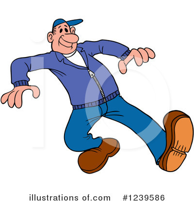 Royalty-Free (RF) Man Clipart Illustration by LaffToon - Stock Sample #1239586