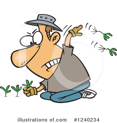 Yard Work Clipart #1240234 by toonaday