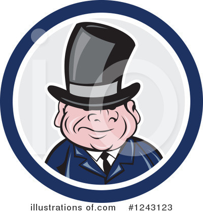 Royalty-Free (RF) Man Clipart Illustration by patrimonio - Stock Sample #1243123