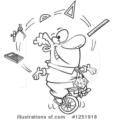 Royalty-Free (RF) Man Clipart Illustration by toonaday - Stock Sample #1251918