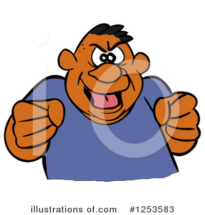 Royalty-Free (RF) Man Clipart Illustration by LaffToon - Stock Sample #1253583