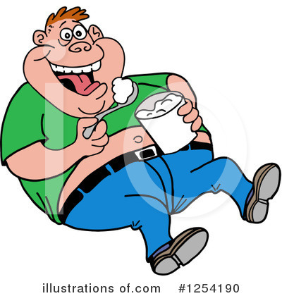 Royalty-Free (RF) Man Clipart Illustration by LaffToon - Stock Sample #1254190