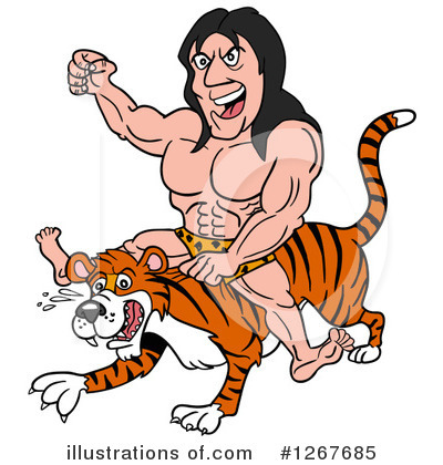 Royalty-Free (RF) Man Clipart Illustration by LaffToon - Stock Sample #1267685