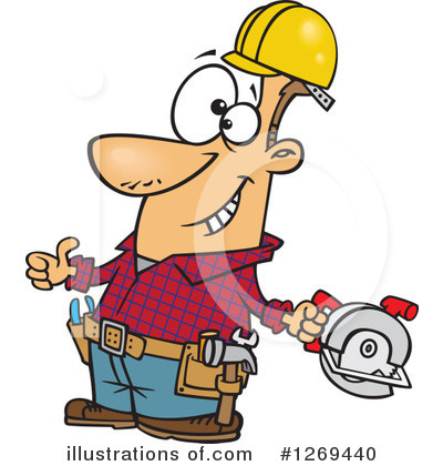 Royalty-Free (RF) Man Clipart Illustration by toonaday - Stock Sample #1269440