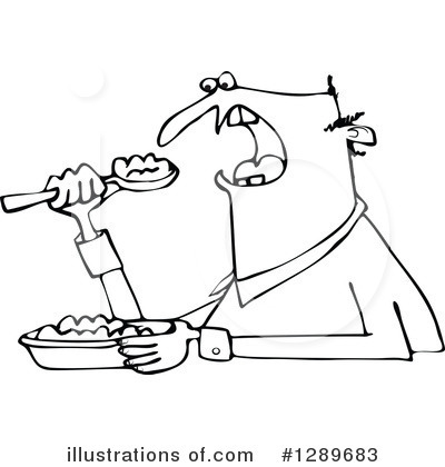 Man Eating Clipart #1289683 by djart
