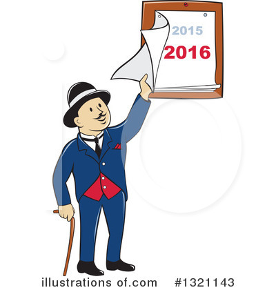 New Year Clipart #1321143 by patrimonio
