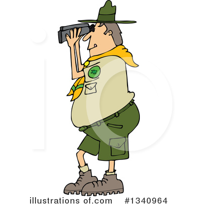 Binoculars Clipart #1340964 by djart