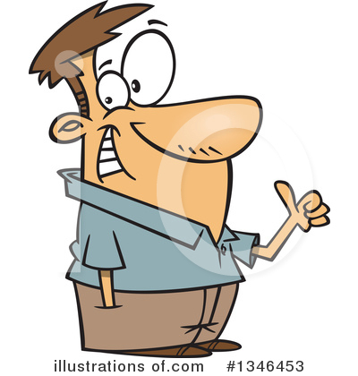 Royalty-Free (RF) Man Clipart Illustration by toonaday - Stock Sample #1346453