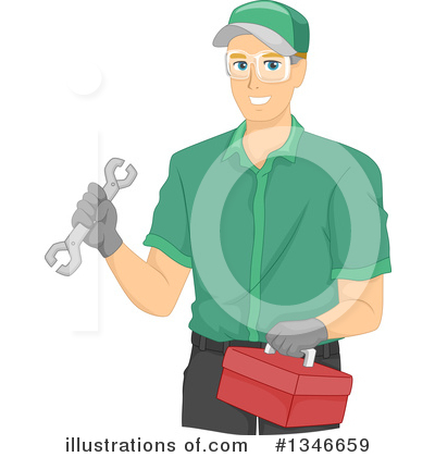 Wrench Clipart #1346659 by BNP Design Studio
