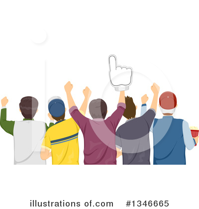 Cheering Clipart #1346665 by BNP Design Studio