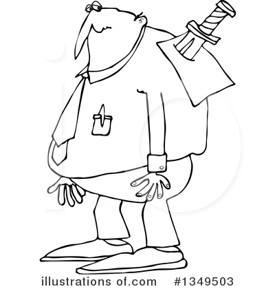 Royalty-Free (RF) Man Clipart Illustration by djart - Stock Sample #1349503