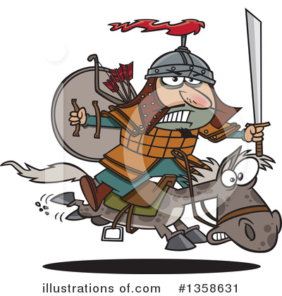 Royalty-Free (RF) Man Clipart Illustration by toonaday - Stock Sample #1358631