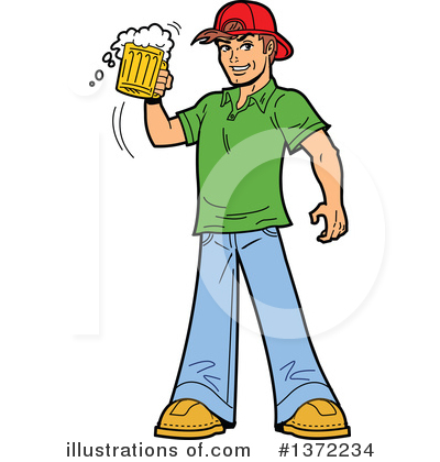 Cheers Clipart #1372234 by Clip Art Mascots