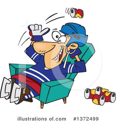 Sports Fan Clipart #1372499 by toonaday