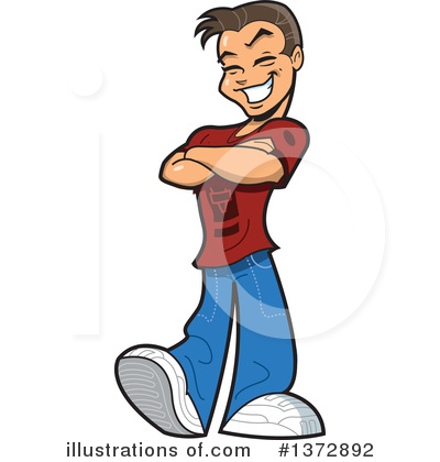 Royalty-Free (RF) Man Clipart Illustration by Clip Art Mascots - Stock Sample #1372892