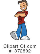 Man Clipart #1372892 by Clip Art Mascots
