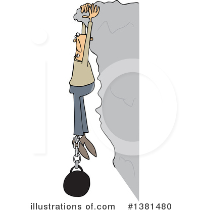 Hanging On Clipart #1381480 by djart