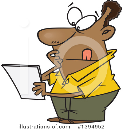 Document Clipart #1394952 by toonaday