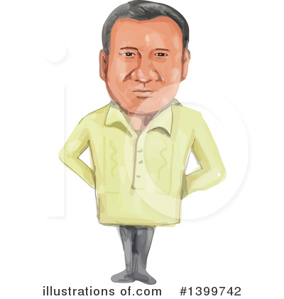 Royalty-Free (RF) Man Clipart Illustration by patrimonio - Stock Sample #1399742