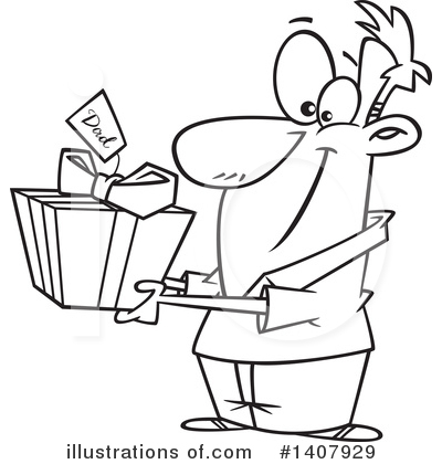 Royalty-Free (RF) Man Clipart Illustration by toonaday - Stock Sample #1407929