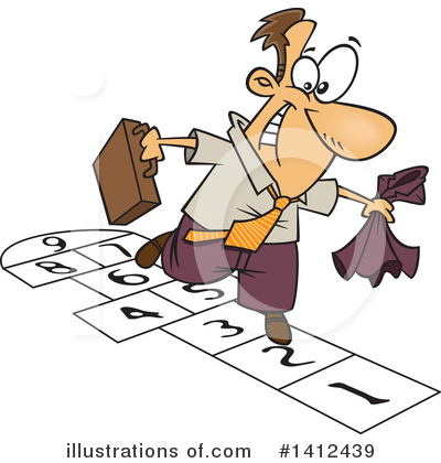 Hopscotch Clipart #1412439 by toonaday