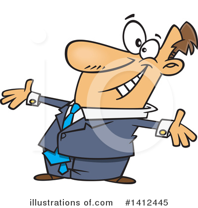Royalty-Free (RF) Man Clipart Illustration by toonaday - Stock Sample #1412445