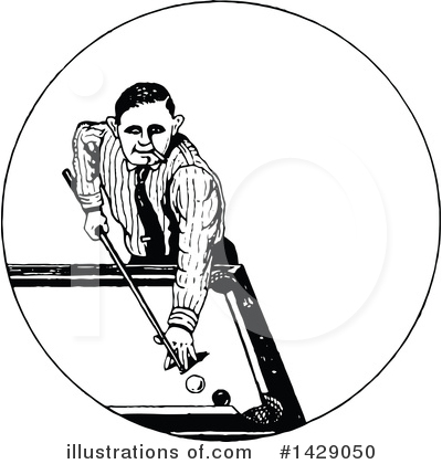 Billiards Clipart #1429050 by Prawny Vintage