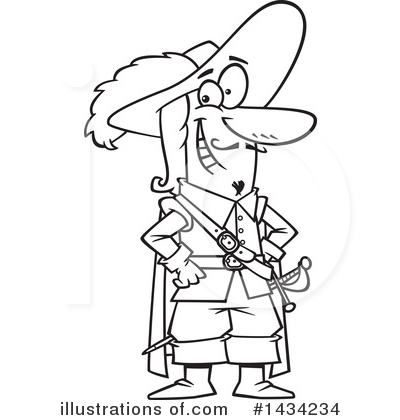 Musketeer Clipart #1434234 by toonaday