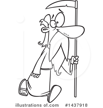 Royalty-Free (RF) Man Clipart Illustration by toonaday - Stock Sample #1437918
