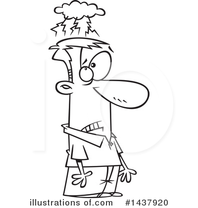 Royalty-Free (RF) Man Clipart Illustration by toonaday - Stock Sample #1437920