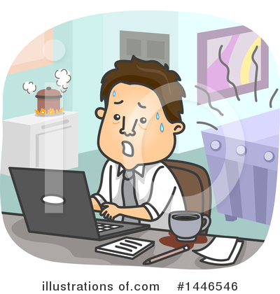 Stressed Clipart #1446546 by BNP Design Studio