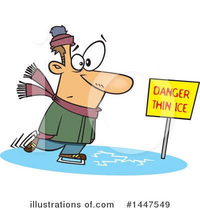 Ice Skating Clipart #1447549 by toonaday