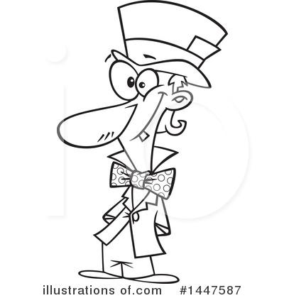 Mad Hatter Clipart #1447587 by toonaday