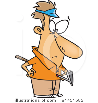 Golfing Clipart #1451585 by toonaday