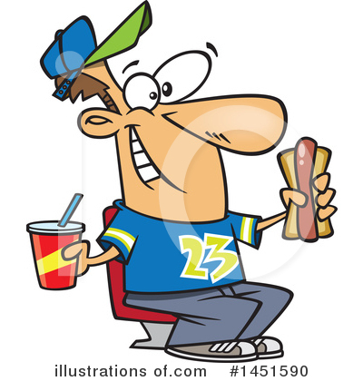 Sports Fan Clipart #1451590 by toonaday