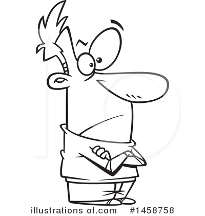 Royalty-Free (RF) Man Clipart Illustration by toonaday - Stock Sample #1458758