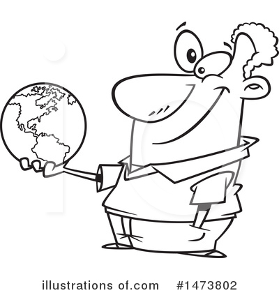 Globe Clipart #1473802 by toonaday