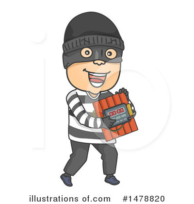 Criminal Clipart #1478820 by BNP Design Studio