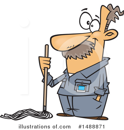 Janitorial Clipart #1488871 by toonaday