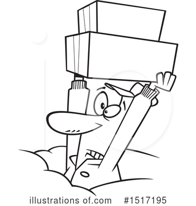 Royalty-Free (RF) Man Clipart Illustration by toonaday - Stock Sample #1517195