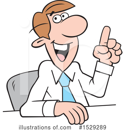 Business Man Clipart #1529289 by Johnny Sajem