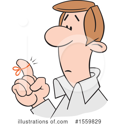 Forgetful Clipart #1559829 by Johnny Sajem