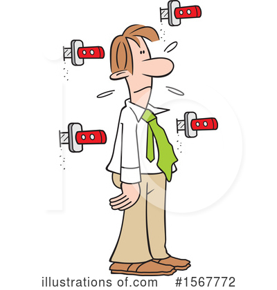 Business Man Clipart #1567772 by Johnny Sajem